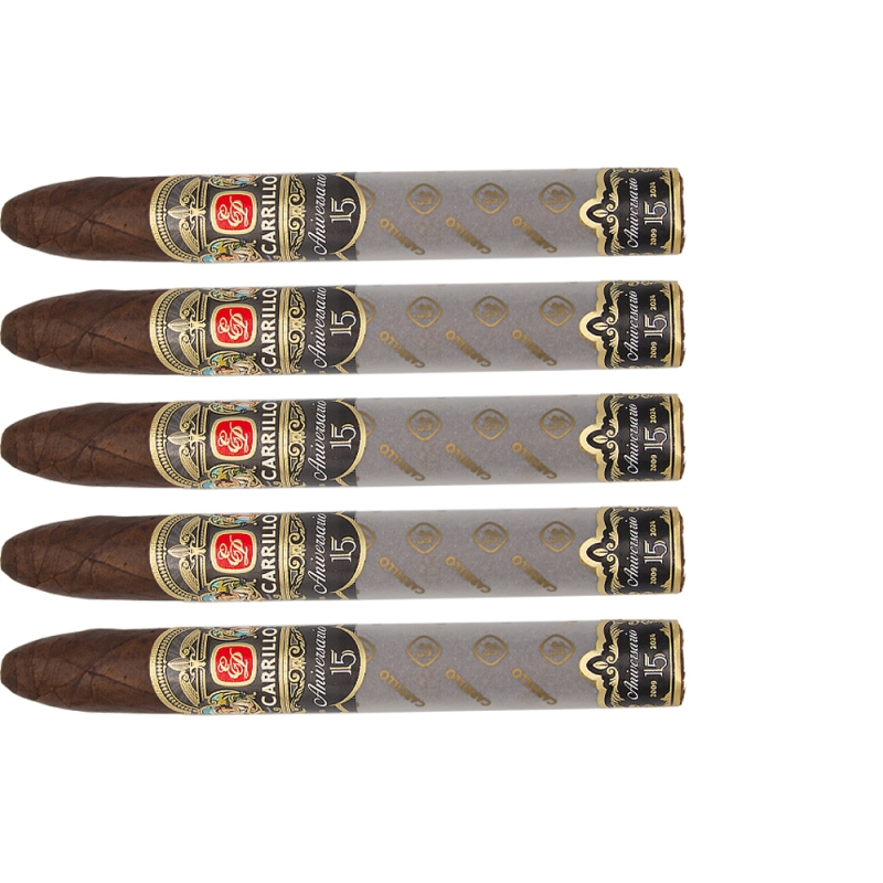 zesatw pięciu cygar E.P. Carrillo 15 Year Anniversary Figurado