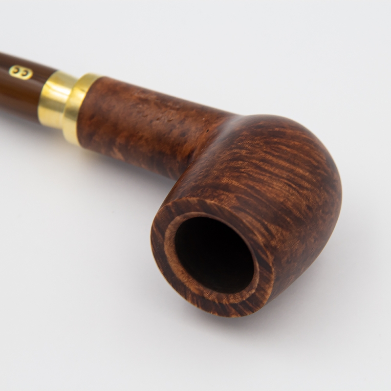 drewniany cybuch od fajki w matowym drewnie