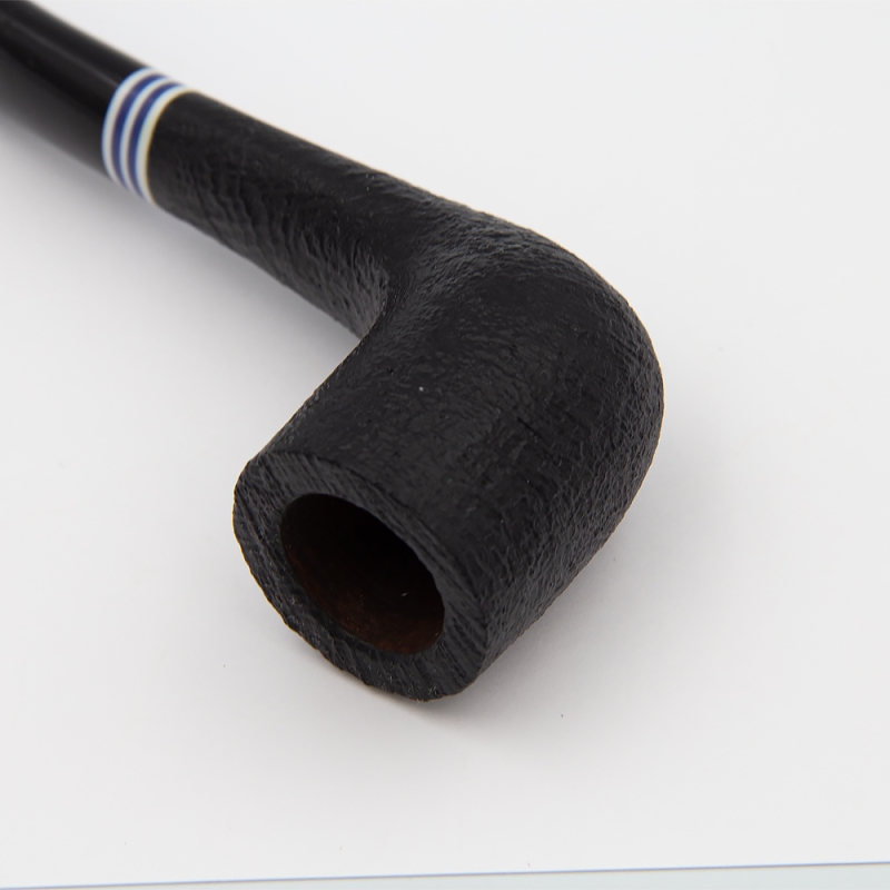 czarny matowy cybuch od fajki w małym rozmiarze