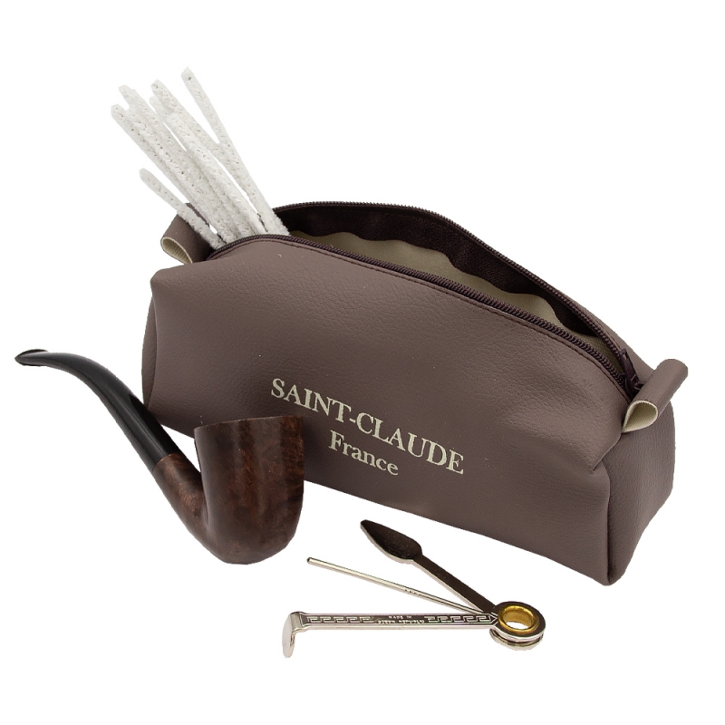 Zestaw startowy Fajka Saint-Claude Ebonite Courbe (800191)