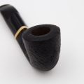 czarny cybuch od fajki ręcznie rzeźbiony