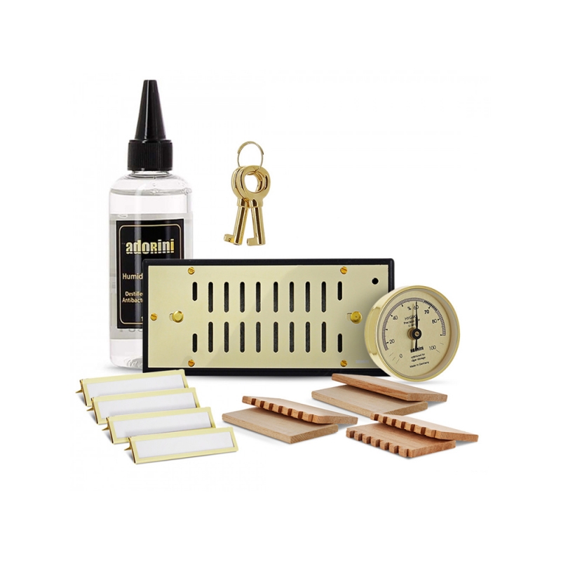 akcesoria zwarte w humidorze Adorini Vittoria Grande Deluxe