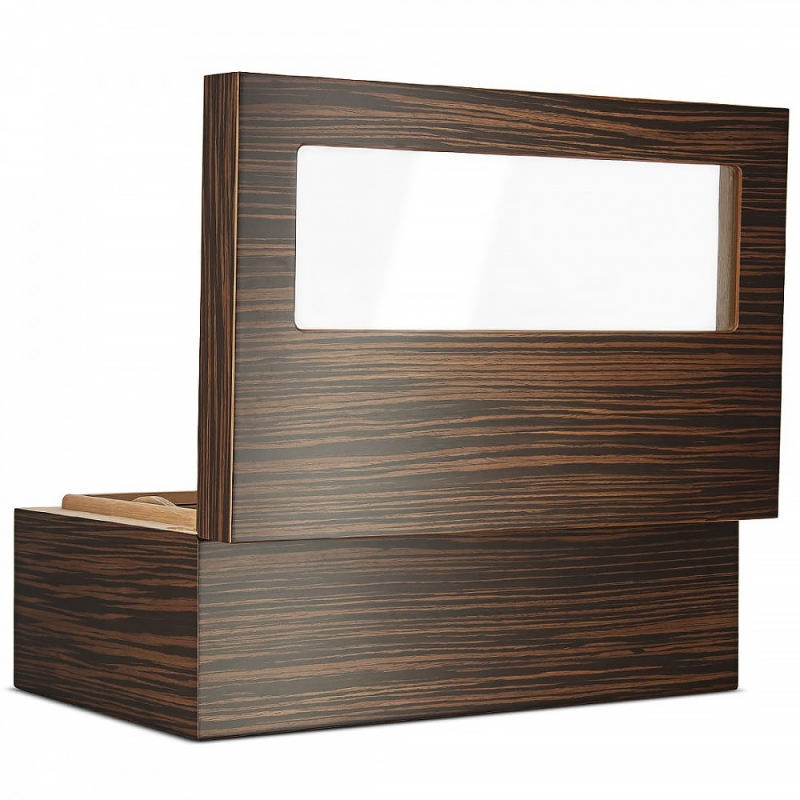 otwarty Humidor Adorini Vittoria Grande Deluxe pokazany od tyłu