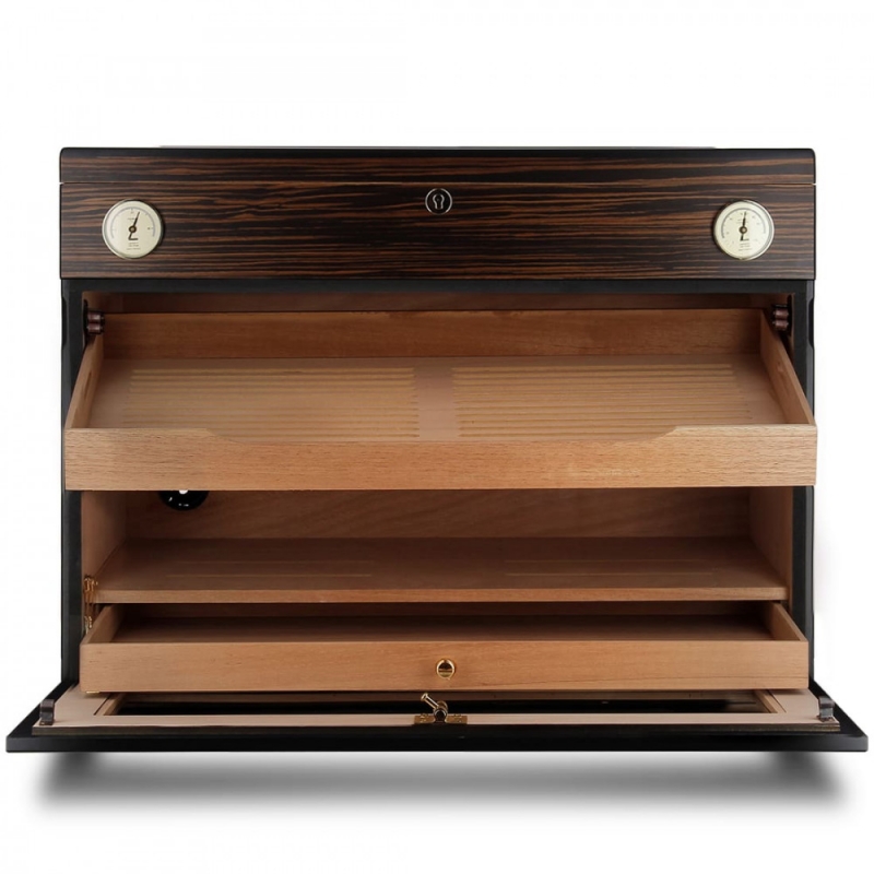 otwarty duży Humidor Adorini Aficionado Deluxe