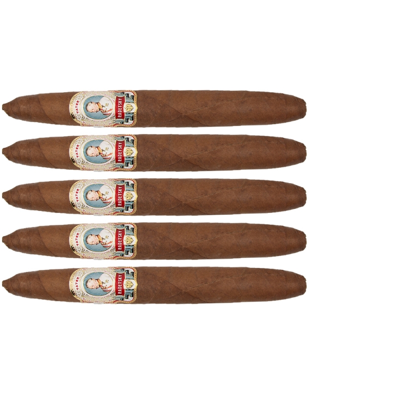 zestaw pięciu cygar Casdagli Vater Figurado