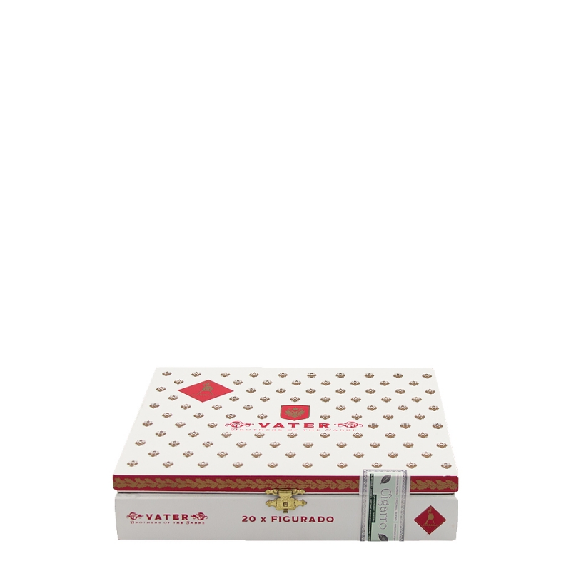 zamknięte białe drewniane pudełko marki Casdagli