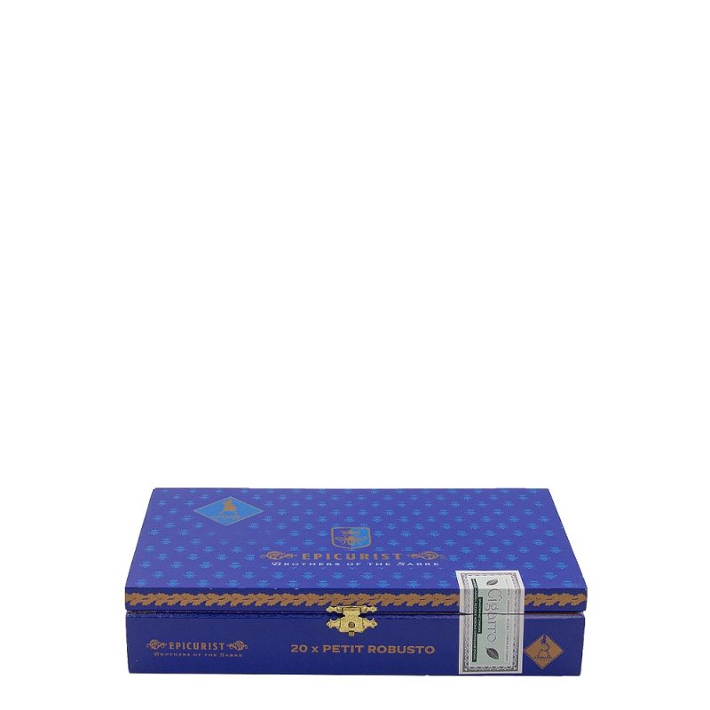 zamknięte niebieskie pudełko marki Casdagli