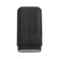 druga strona etui Zippo w kolorze czarnego karbonu na 3 cygara