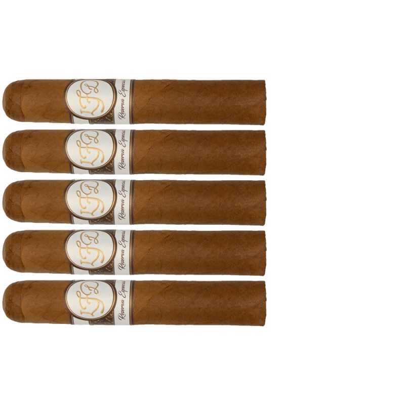 zestaw pięciu cygar La Flor Dominicana Reserva Especial Gran Robusto Natural