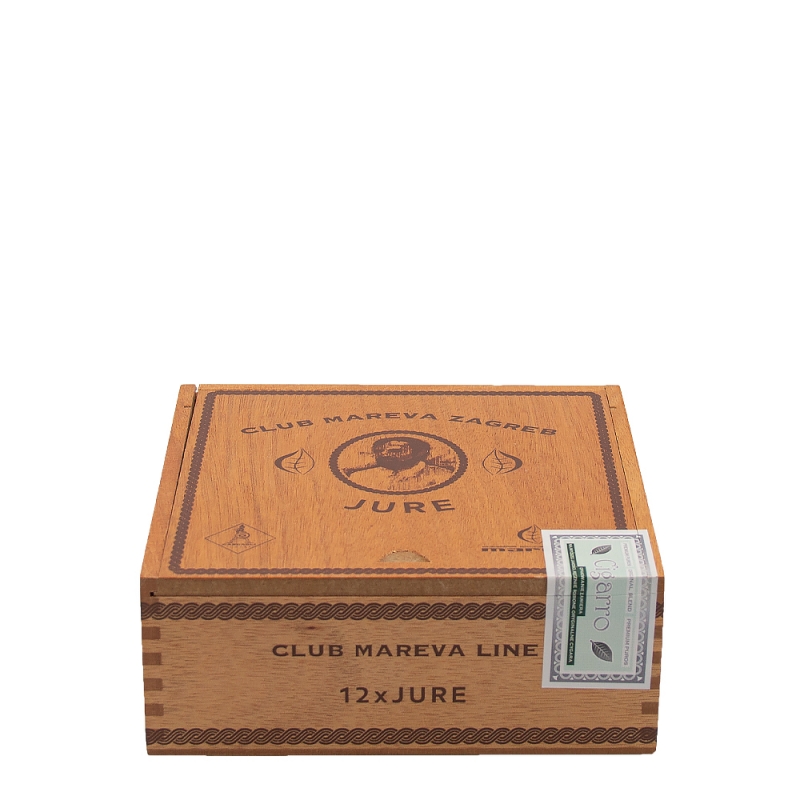 zamknięte pudełko marki Casdagli i naklejką Cigarro