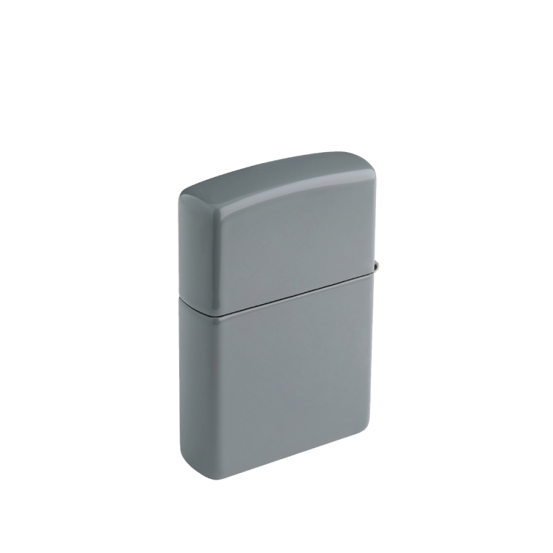 obudowa zapalniczki z subtelnym matowym odcieniem Grey i bogatym wielobarwnym wzorem