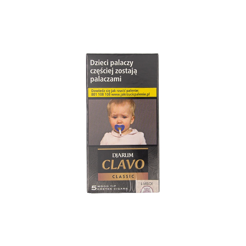 Cygaretki Djarum Clavo Wood Tip Classic - 5 szt.