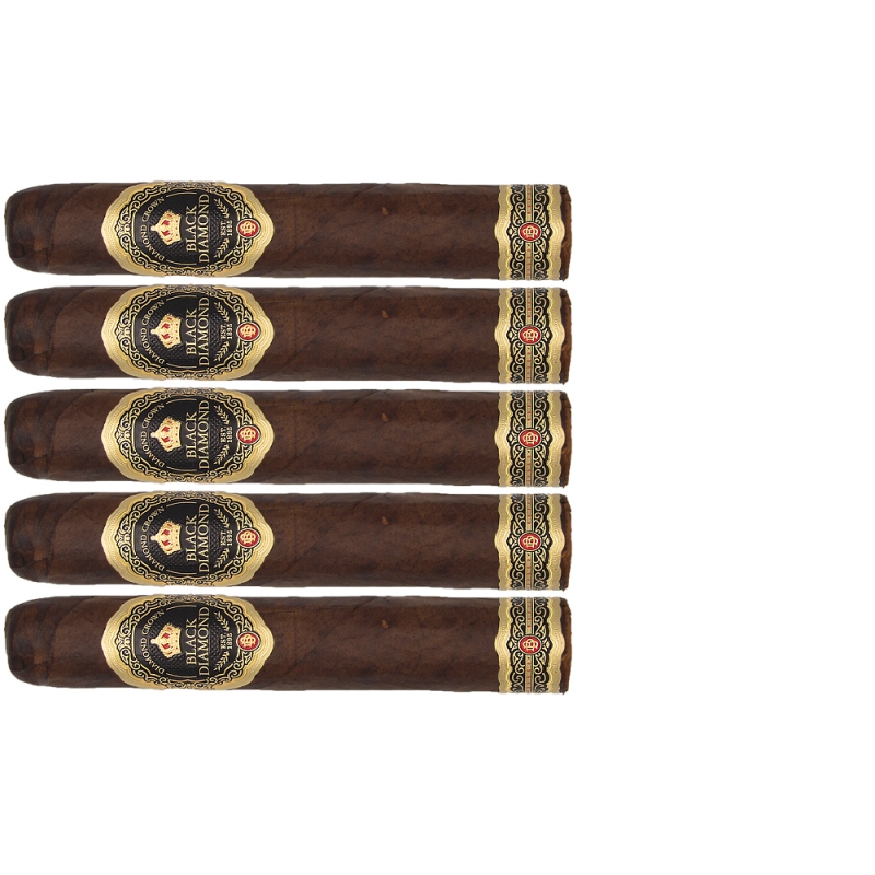 zestaw pięciu cygar Diamond Crown Black Diamond Marquise