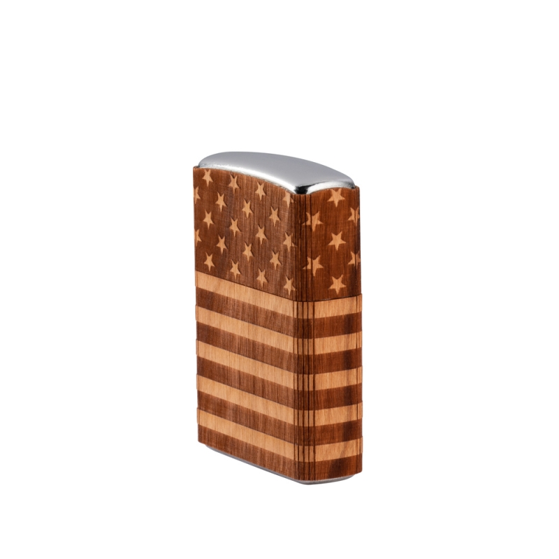 zapalniczka Zippo z amerykańską flagą dla kolekcjonera
