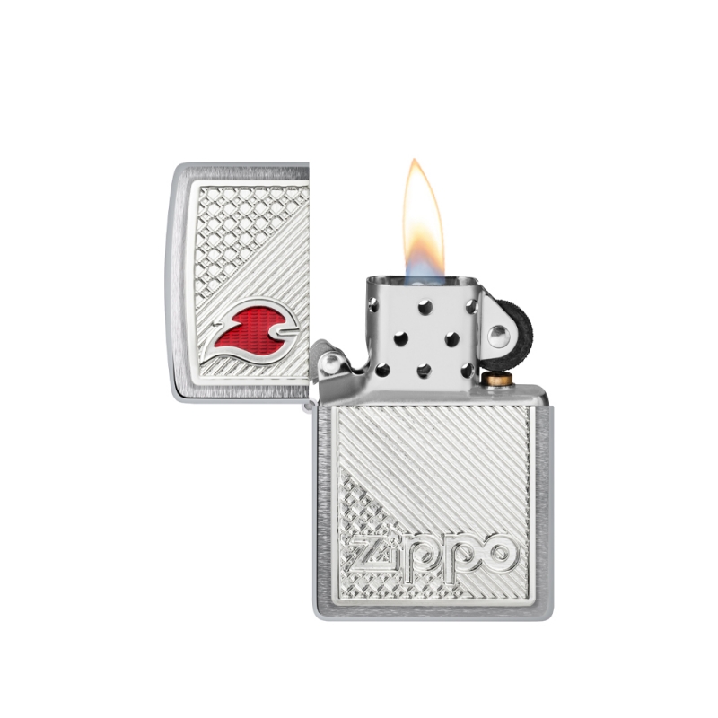 obudowa zapalniczki z precyzyjnymi liniami wzoru które dodają głębi powierzchni