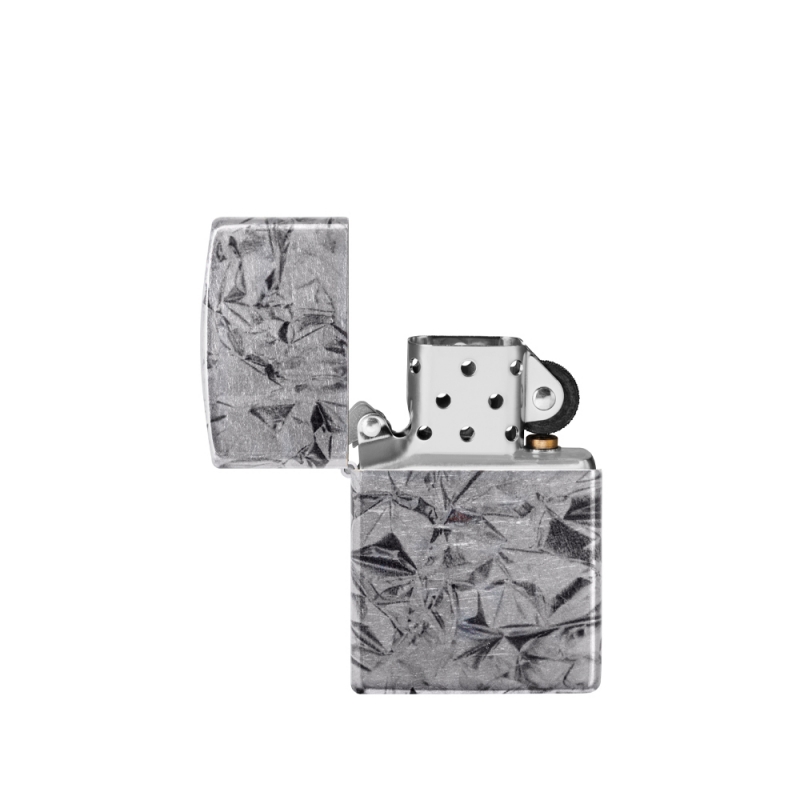 obudowa zapalniczki Zippo z realistycznym efektem folii który podkreśla nowoczesny styl w projekcie