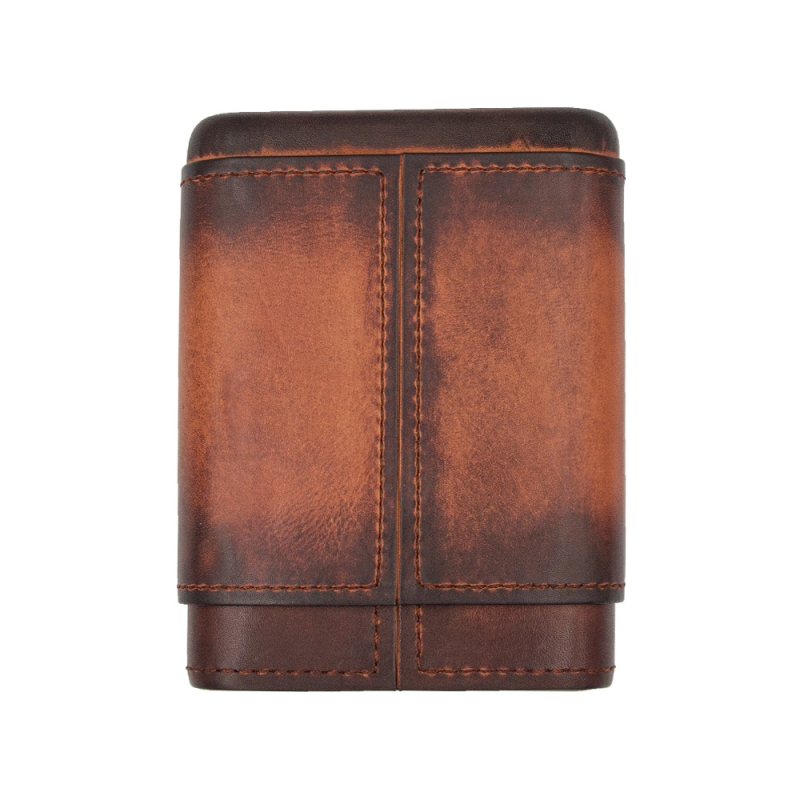 obrócone Etui Adorini na 3-5 cygar z widocznymi szwami