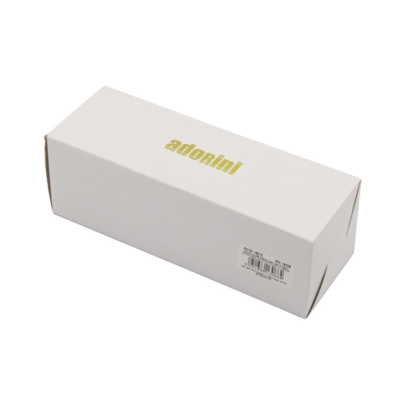 białe opakowanie chroniące pudełko marki adorini