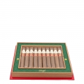 otwarte pudełko pełne wyjątkowych cygar z Dominikany