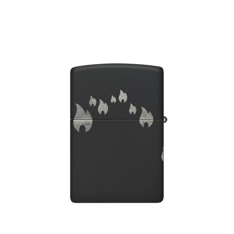 obudowa zapalniczki Zippo z kontrastem między szczotkowanym chromem a drobnym, linearnym zdobieniem