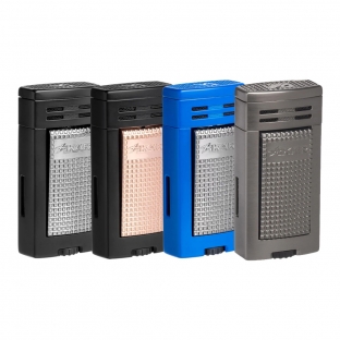 trzy warianty kolorystyczne zapalniczek xikar