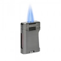 odpalona Zapalniczka do cygar Palio Antares 2-Jet Gunmetal PAL-CL-2000GM