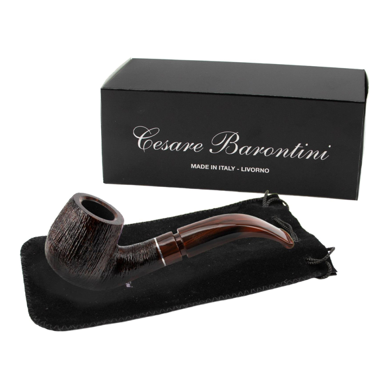 Fajka Cesare Barontini Lido z czarnym woreczkiem i pudełkiem
