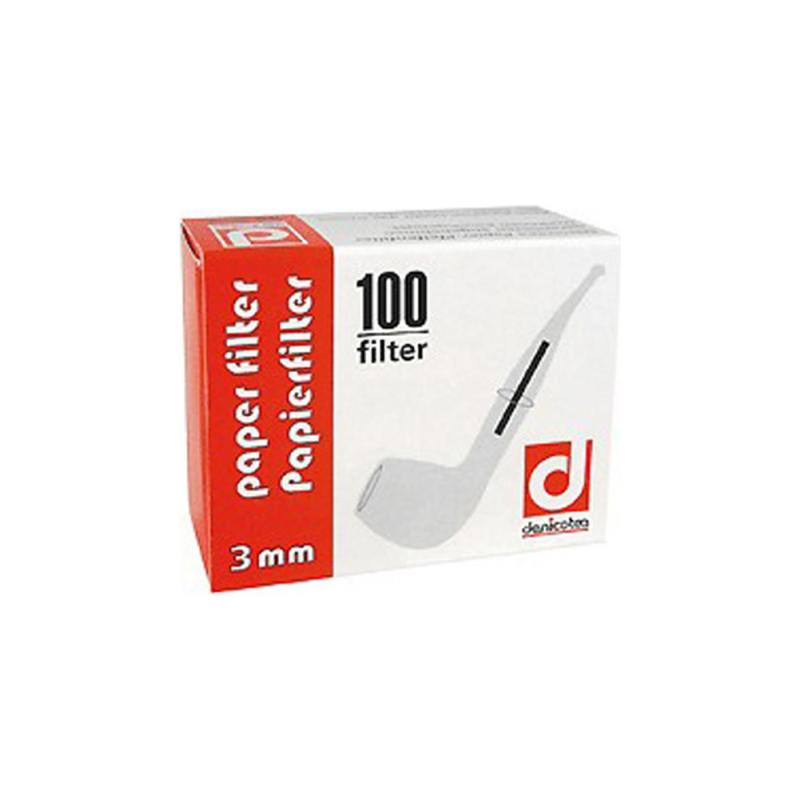 Filtry do fajki DENICOOL 3mm 100 szt. - 101502