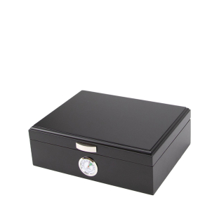 czarny matowy humidor na 20 cygar Passatore 561019