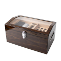 Humidor na 100 cygar w kształcie szkatułki oszklonej na górze