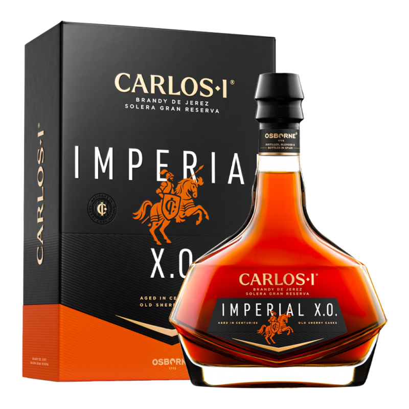 Brandy Carlos I Gran Reserva Imperial X.O. 40%, 0,7l