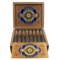 wypełnione cygarami marki Perdomo drewniane pudełko w wielu kolorach