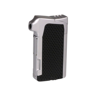 zapalniczka dla miłośnika fajek w kolorze czarno srebrnym