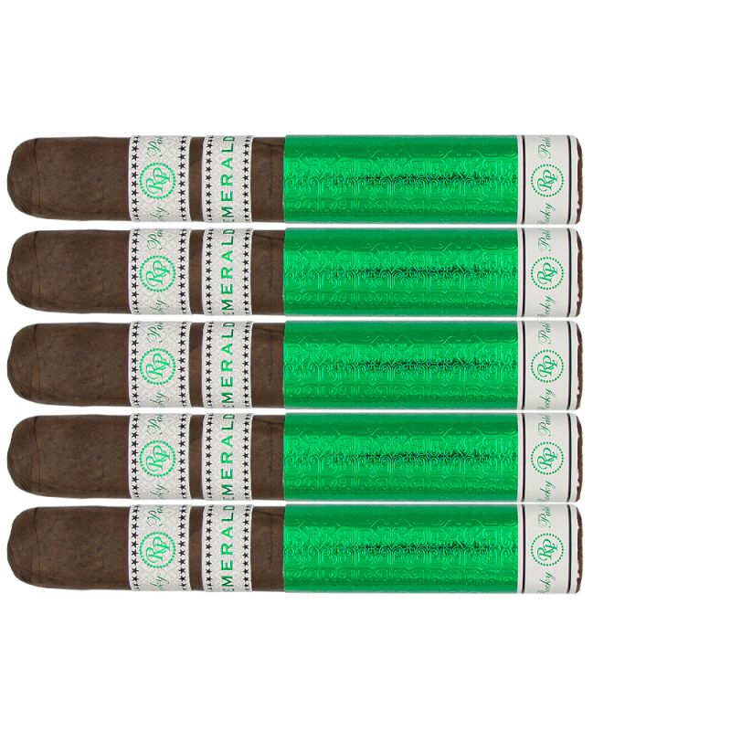 zestaw pięciu mocnych cygar Rocky Patel Emerald BP Sixty