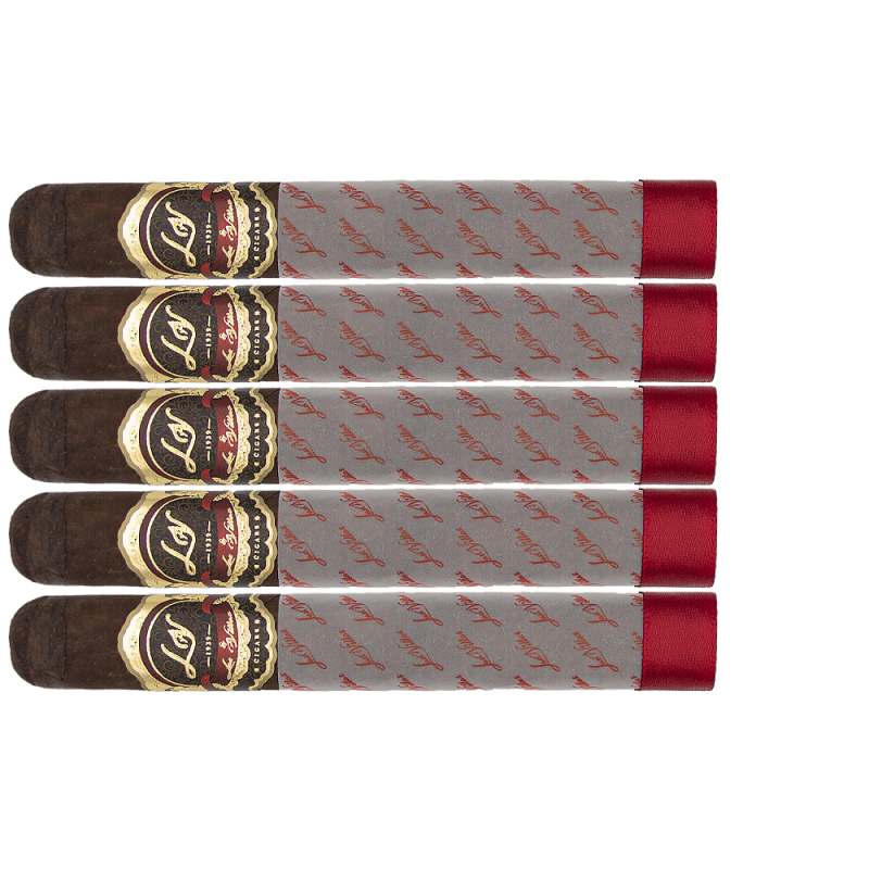pięć dużych cygar o ciemnej pokrywie i średniej do pełnej mocy z Nikaragui