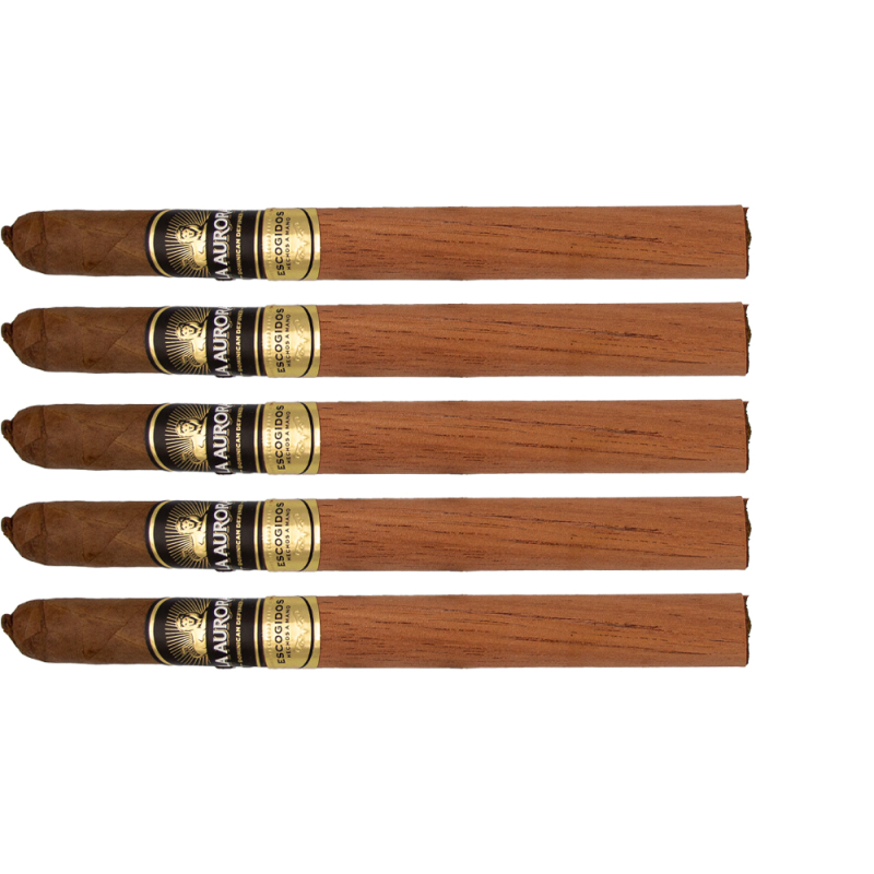 zestaw pięciu cygar La Aurora Escogidos Lancero Limited Edition