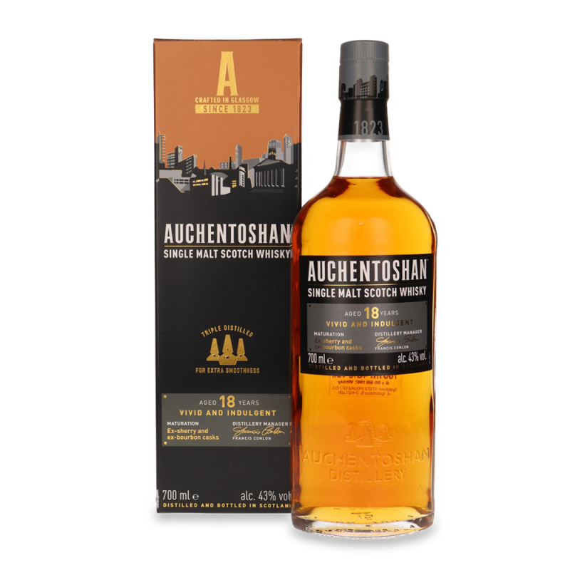 Auchentoshan w kartoniku, whisky na prezent