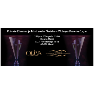 Bilet Obserwatora na Mistrzostwach Polski w Wolnym Paleniu Cygar 2026