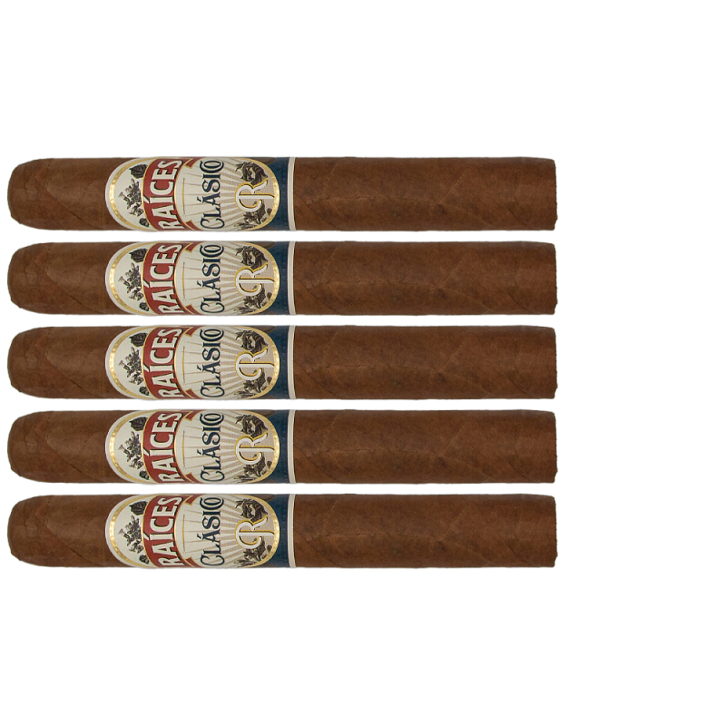zestaw pięciu cygar Raices Cubanas Clasico Toro