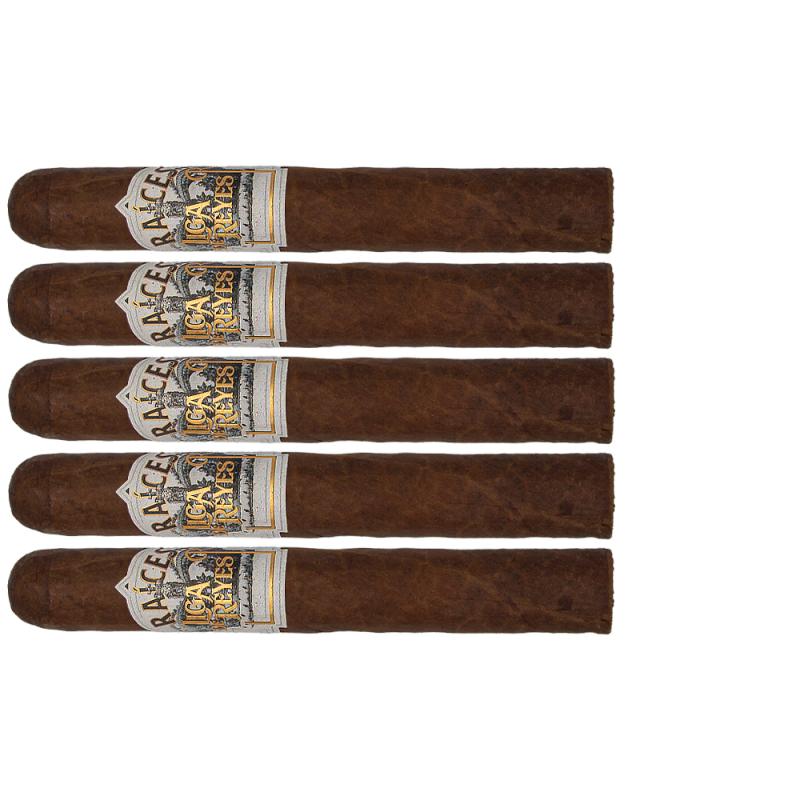 pięć cygar Raices Cubanas Liga de Reyes Toro o średniej mocy