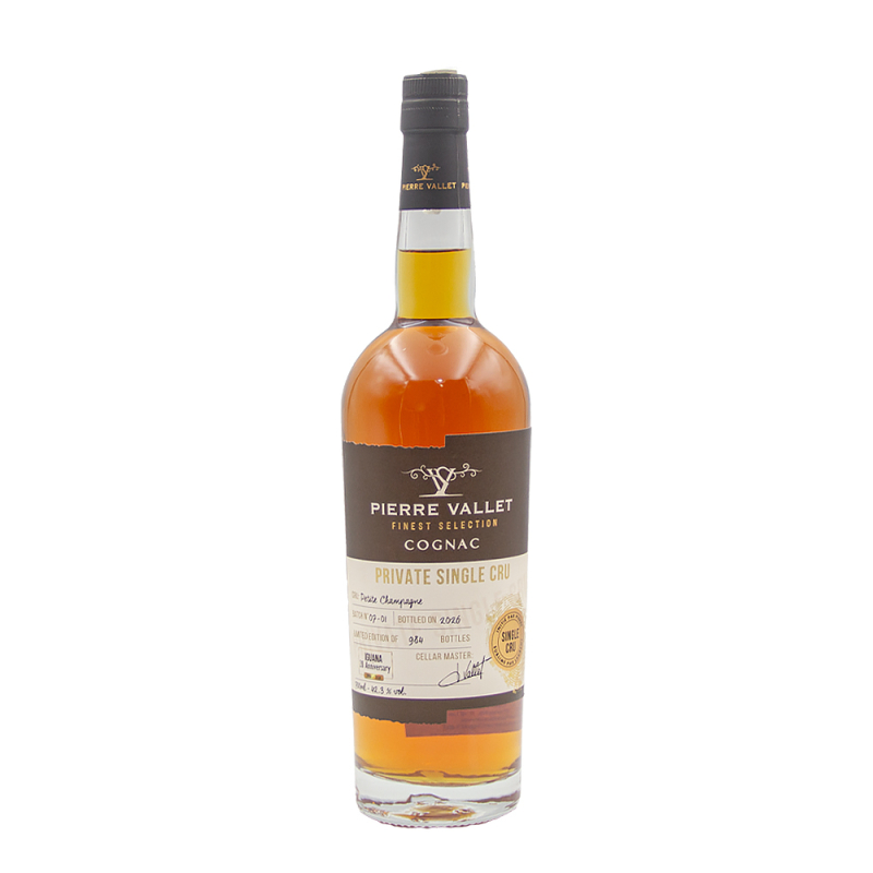 Koniak Pierre Vallet Single Cru 07 42,3%, 0,7l