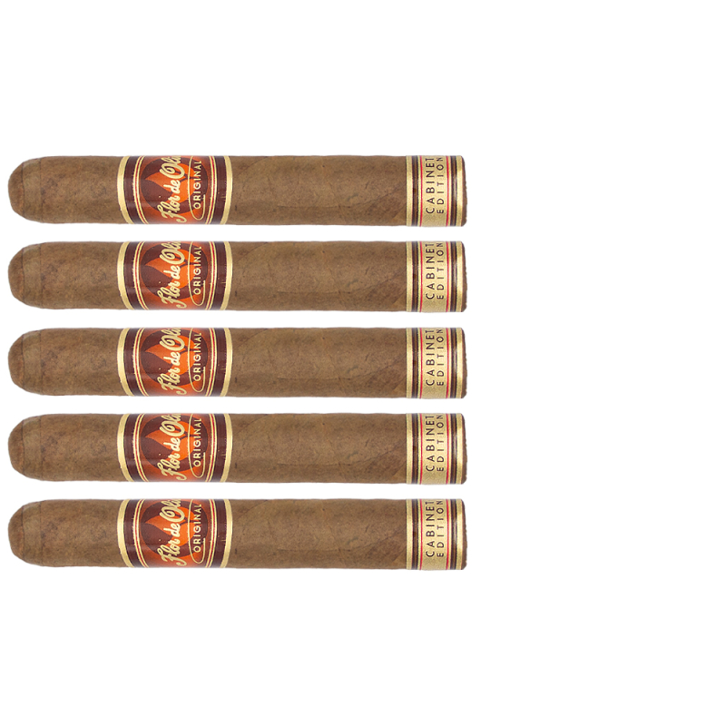 zestaw pięciu cygar Flor de Oliva Robusto Natural
