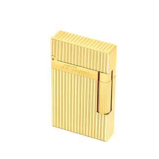 Zapalniczka S.T. Dupont Ligne 2 vertical lines yellow gold - 016827
