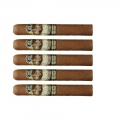 5 cygar z banderolą z logo debonaire, do palenia w towarzystwie szklanki whisky