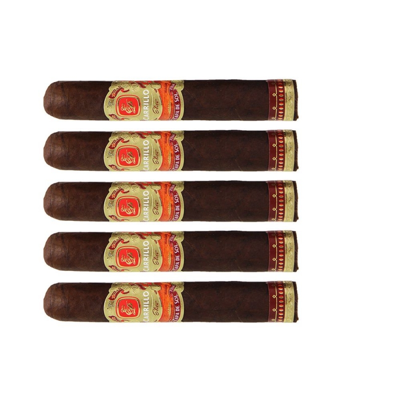 5 dominikańskich cygar marki ep carillo zbudowanych z wyselekcjonowanych liści tytoniu