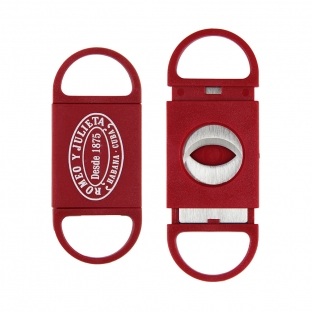 plastikowa obcinarka do cygar Rome y Julieta w kolorze buraczanym