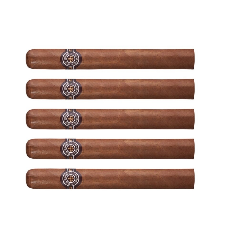 5 ręcznie robionych cygar marki montecristo, do wypalenia w godzinę