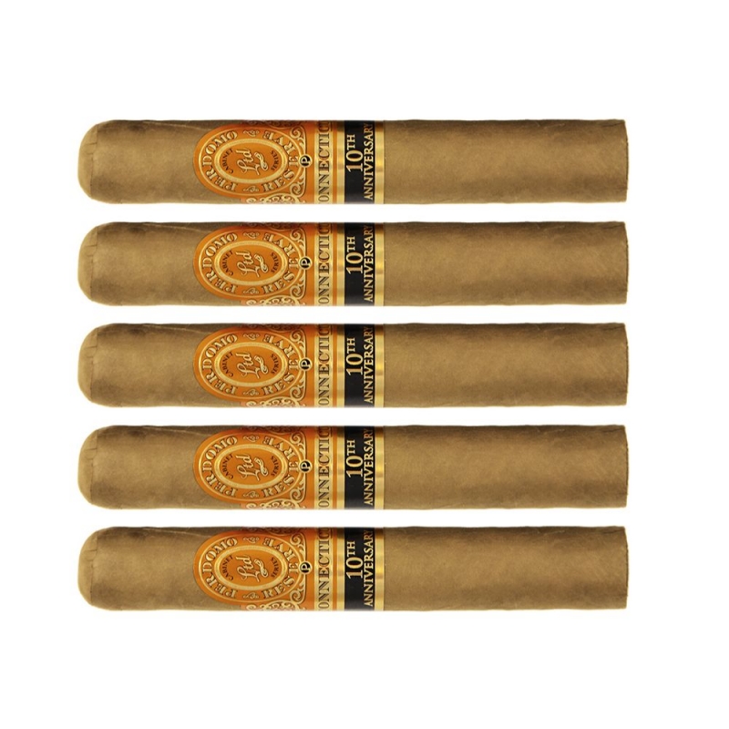 5 cygar z nikaragui w rozmiarze super toro z pierścieniem z logo perdomo