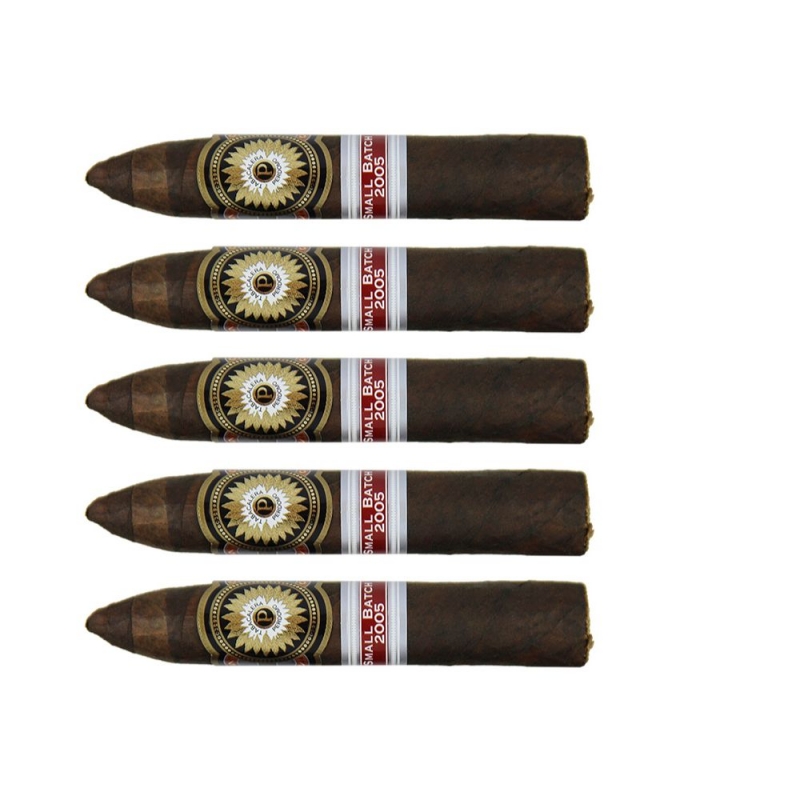 5 ręcznie robionych nikaraguańskich cygar z pierścieniem z logo perdomo
