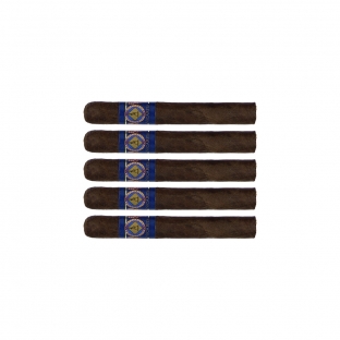 5 dominikańskich cygar z pierścieniem z logo marki casdagli